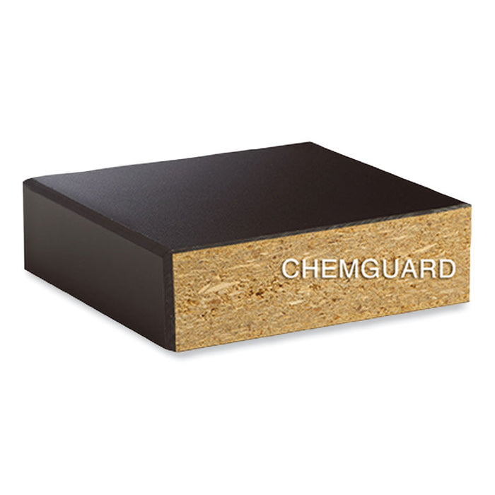 Adjustable-Height Table with ChemGuard High-Pressure Laminate Top, Rectangular, 54w x 24d x 42h, Black