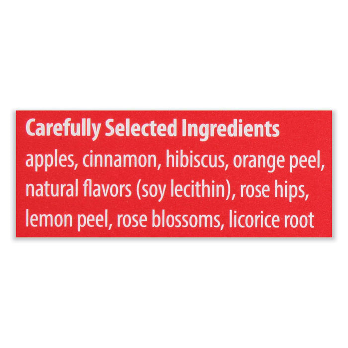 Apple Cinnamon Herbal Tea, 0.09 Tea Bag, 28/Box