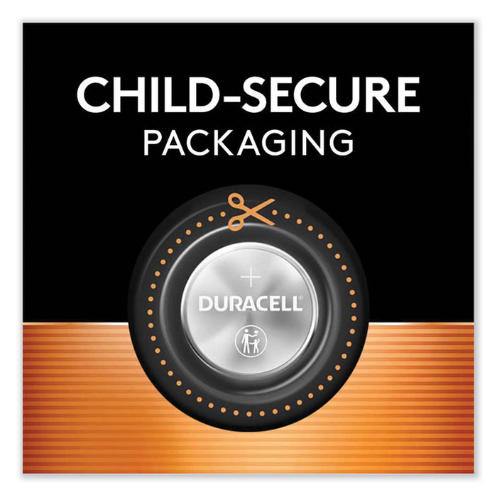 Lithium Coin Batteries With Bitterant, 2025, 4/Pack