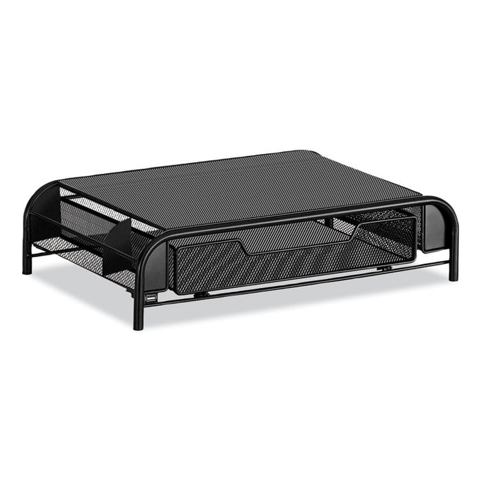 Powered Onyx Monitor Stand, 18.25" x 11.75" x 4.5", Black