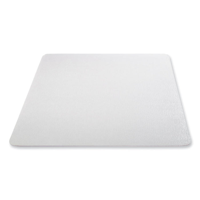 EconoMat Non-Studded All Day Use Chair Mat for Hard Floors, Rectangular, 45" x 53", Clear, Ships Flat