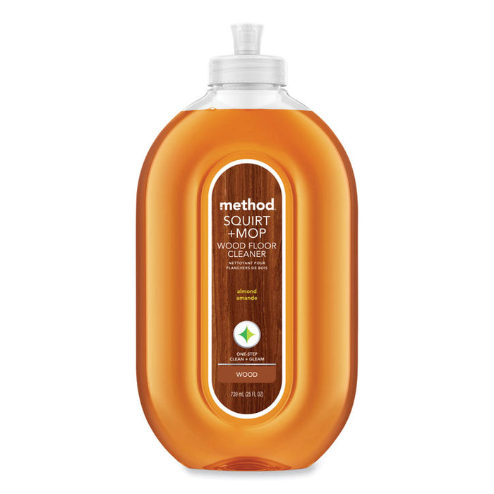 Squirt + Mop Wood Floor Cleaner, Almond Scent, 25 oz Squirt Bottle