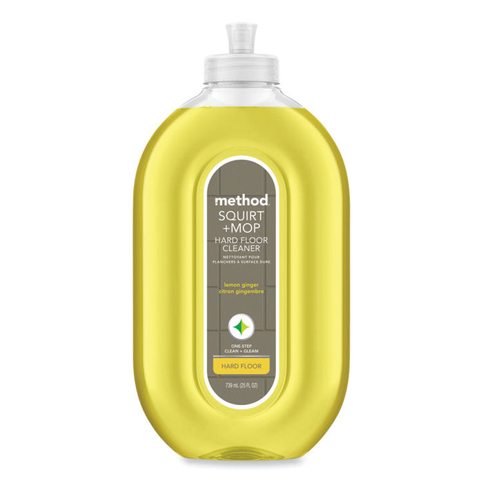 Squirt + Mop Hard Floor Cleaner, Lemon Ginger Scent, 25 oz Spray Bottle