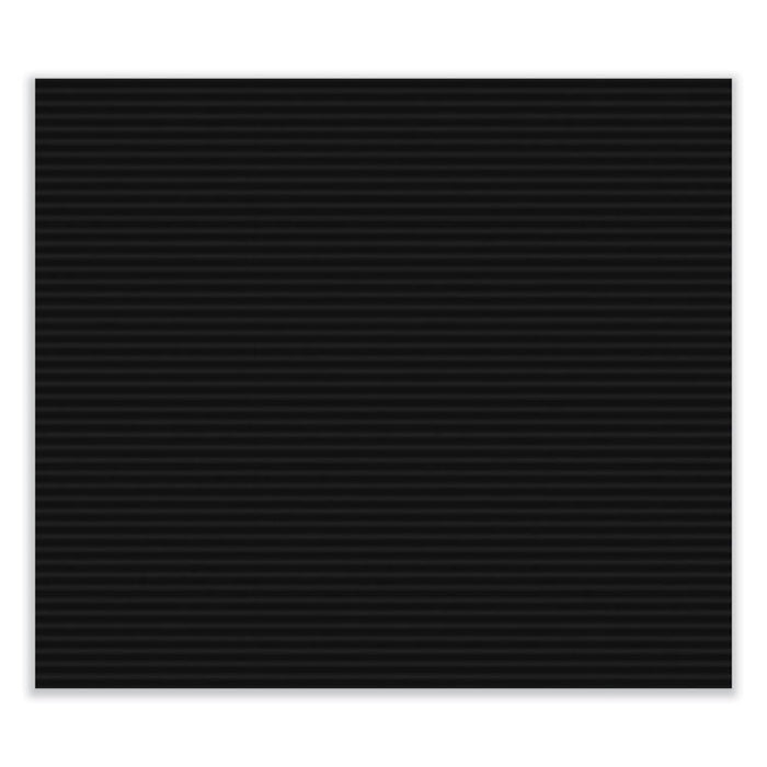 Enclosed Letterboard, 24.13" x 33.75", Black Surface, Powder-Coated Gray Aluminum Frame