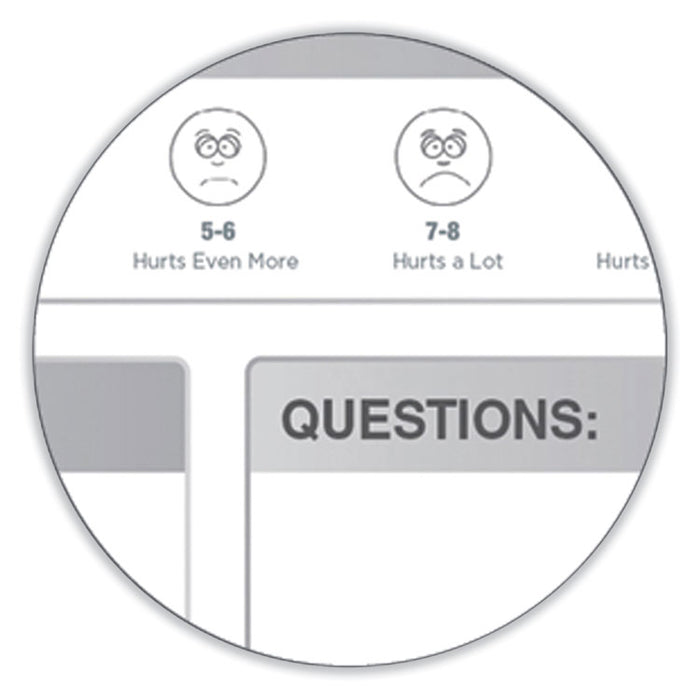 Patient Room Magnetic Whiteboard, Hospital Patient Chart, 18.5" x 24.5", White/Gray Surface, Satin Aluminum Frame