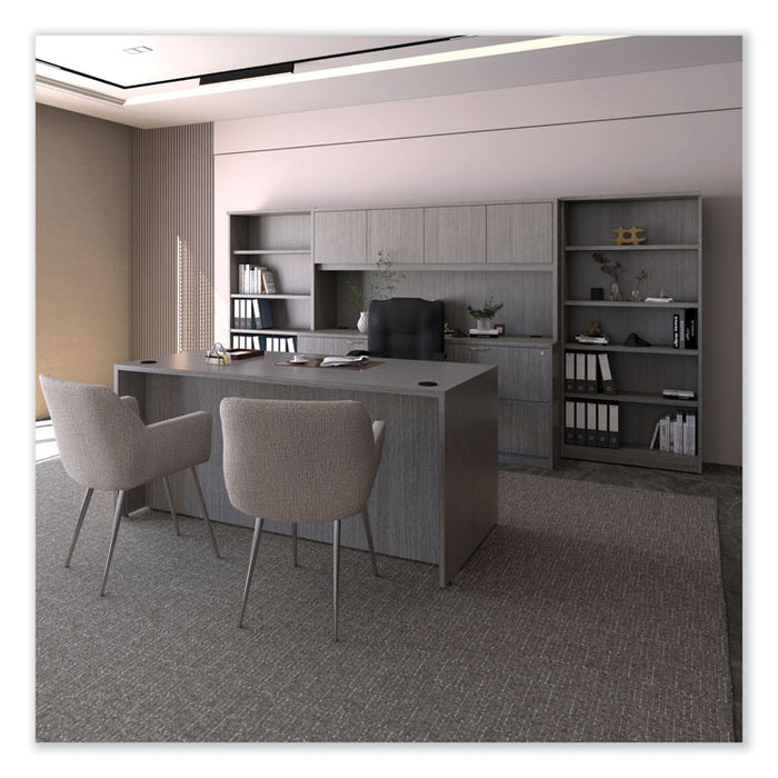 Alera Valencia Series Mobile Pedestal File, Left/Right, 3-Drawer: Box/Box/File, Legal/Letter, Gray, 15.88 x 20.5 x 28.39