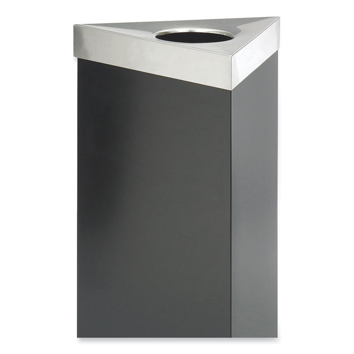 Trifecta Waste Receptacle Lid, No Inscription, 20w x 20d x 3h, Stainless Steel