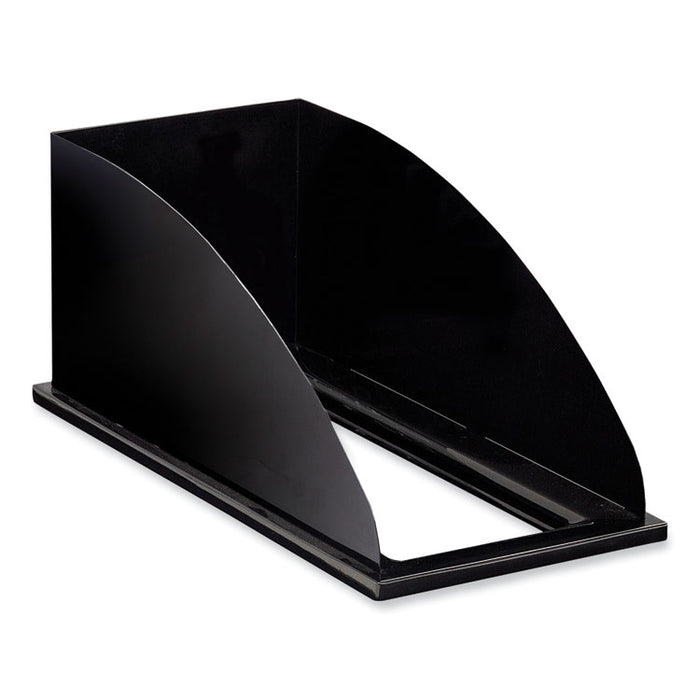 Mixx Recycling Center Lid, Topper Style, 9.87w x 19.87d x 0.62h, Black