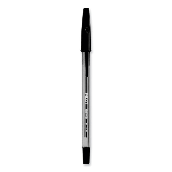Better Ballpoint Pen, Stick, Fine 0.7 mm, Black Ink, Smoke Barrel, Dozen