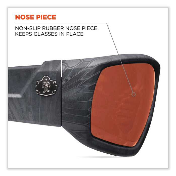 Skullerz Odin Safety Glasses, Kryptek Highlander Full Frame, Copper Dual Lens