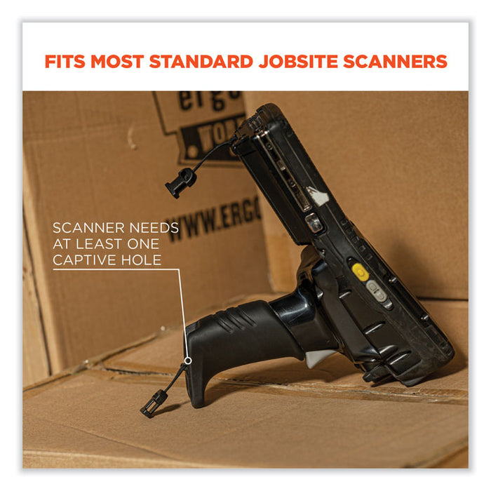 Squids 3132 Barcode Scanner Lanyard Harness, X-Large: 23" Arm Strap, 46" Lanyard Strap, Black