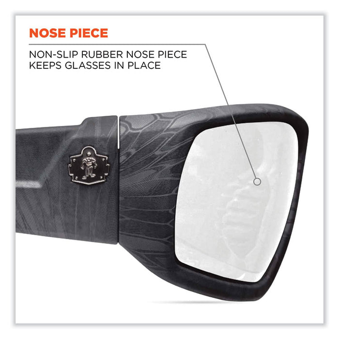 Skullerz Odin Safety Glasses, Fog-Off Technology, Kryptek Typhon Full Frame, Clear Dual Lens