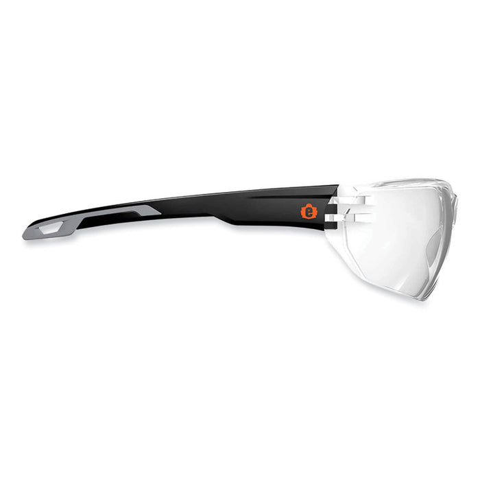 Skullerz Vali Frameless Safety Glasses, Fog-Off Technology, Frameless, Clear Single Lens