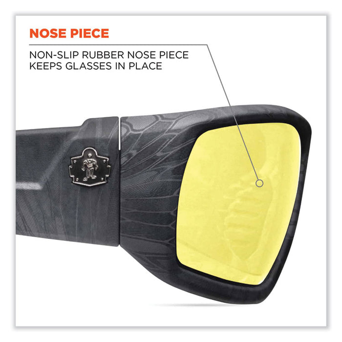 Skullerz Odin Safety Glasses, Kryptek Highlander Full Frame, Yellow Dual Lens