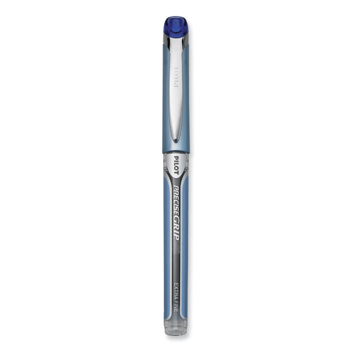 Precise Grip Rollerball Pen, Stick, Extra-Fine 0.5 mm, Blue Ink, Blue Barrel