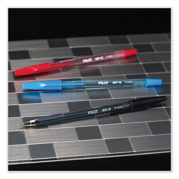 Better Ballpoint Pen, Stick, Fine 0.7 mm, Black Ink, Smoke Barrel, Dozen
