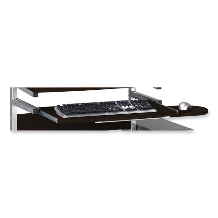 Eastwinds Series Portrait PC Desk Cart, 36" x 19.25" x 31", Anthracite