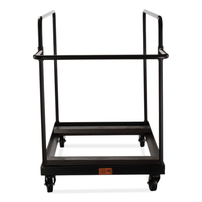 Folding Table Dolly for Round Tables, 660 lb Capacity, 40.5 x 28 x 61.5, Brown