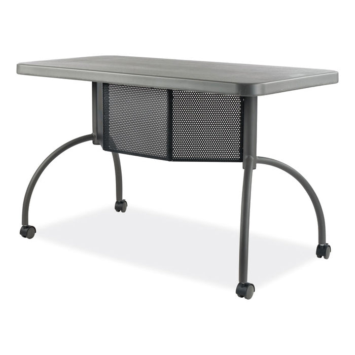 Teacher's WorkPod Desk, 48" x 24" x 30", Charcoal Slate