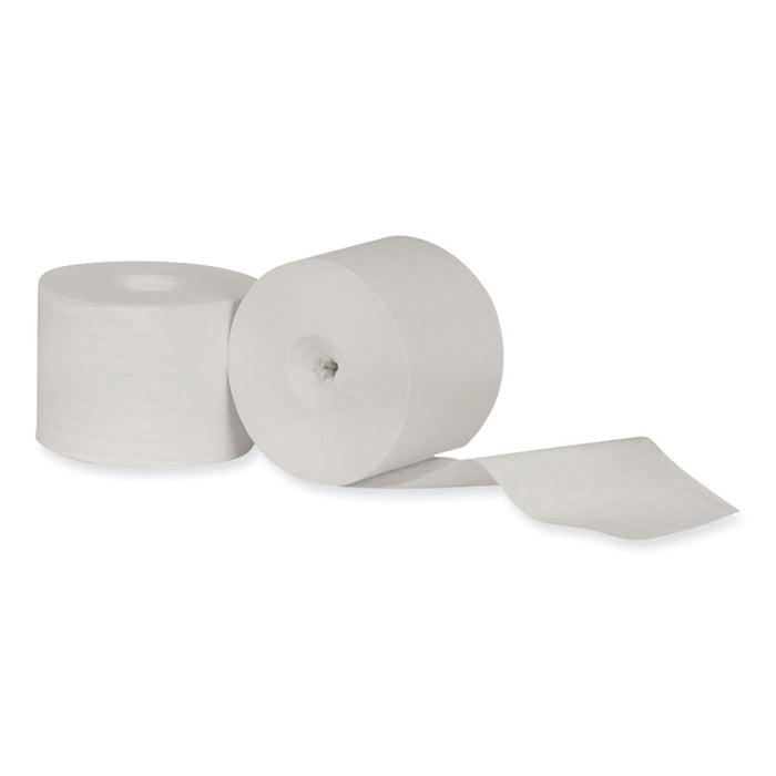 Coreless High Capacity Bath Tissue, 2-Ply, White, 750 Sheets/Roll, 12 Rolls/Carton