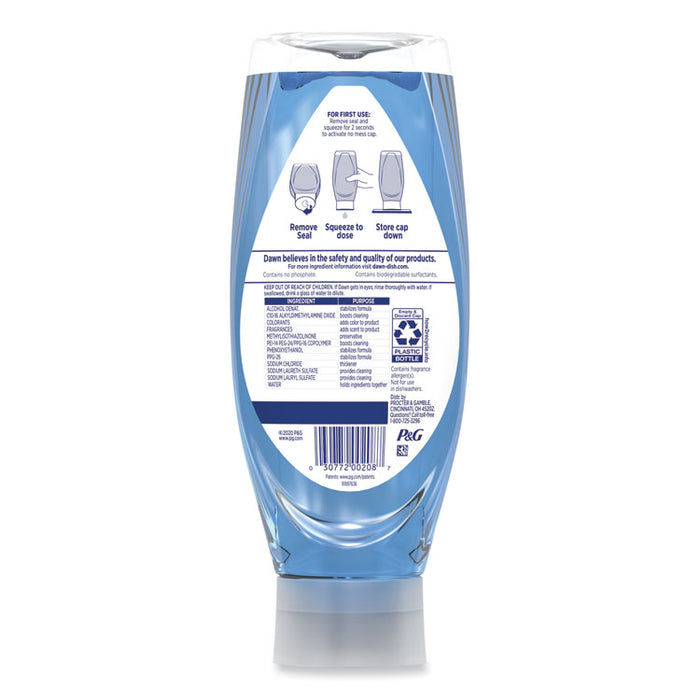 Ultra Liquid Dish Detergent, Dawn Original Scent, 22 oz E-Z Squeeze Bottle