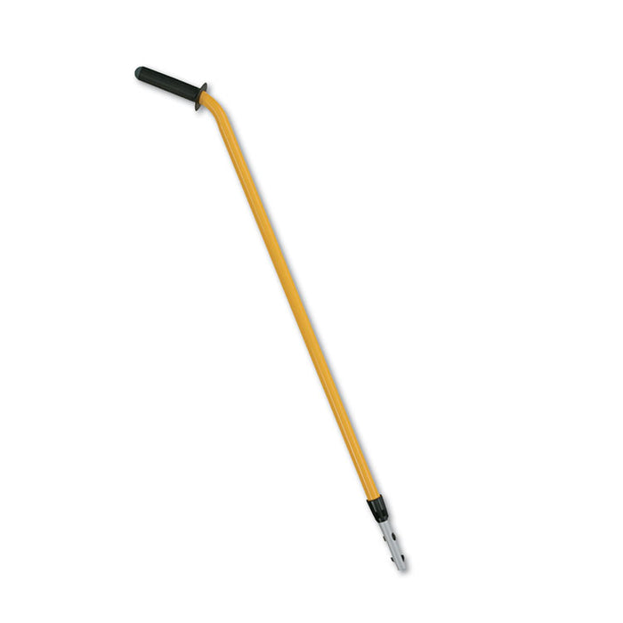 HYGEN Quick-Connect Ergo Adjustable Handle, 48" to 72", Black/Yellow