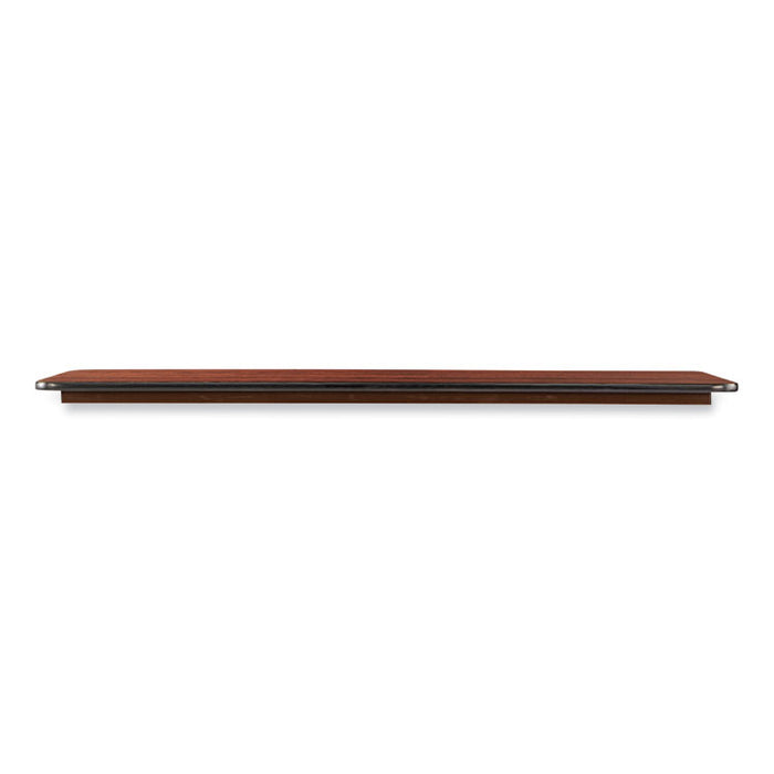 Wood Folding Table, Rectangular, 59.88w x 17.75d x 29.13h, Mahogany
