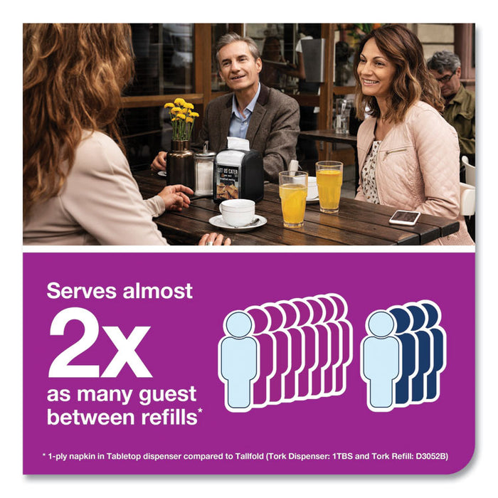Xpressnap Fit Interfold Dispenser Napkins, 2-Ply, 6.5 x 8.39, White, 120/Pack, 36 Packs/Carton