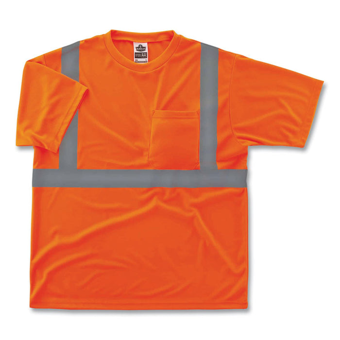 GloWear 8289 Class 2 Hi-Vis T-Shirt, Orange, 4X-Large