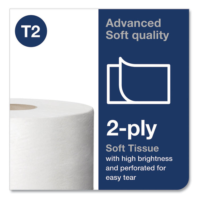 Advanced Mini-Jumbo Roll Bath Tissue, Septic Safe, 2-Ply, 3.48" x 751 ft, White, 12 Rolls/Carton