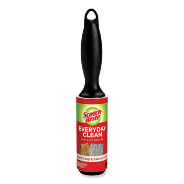 Everyday Clean Mini Lint Roller, 30 Sheets/Roll, 24/Carton