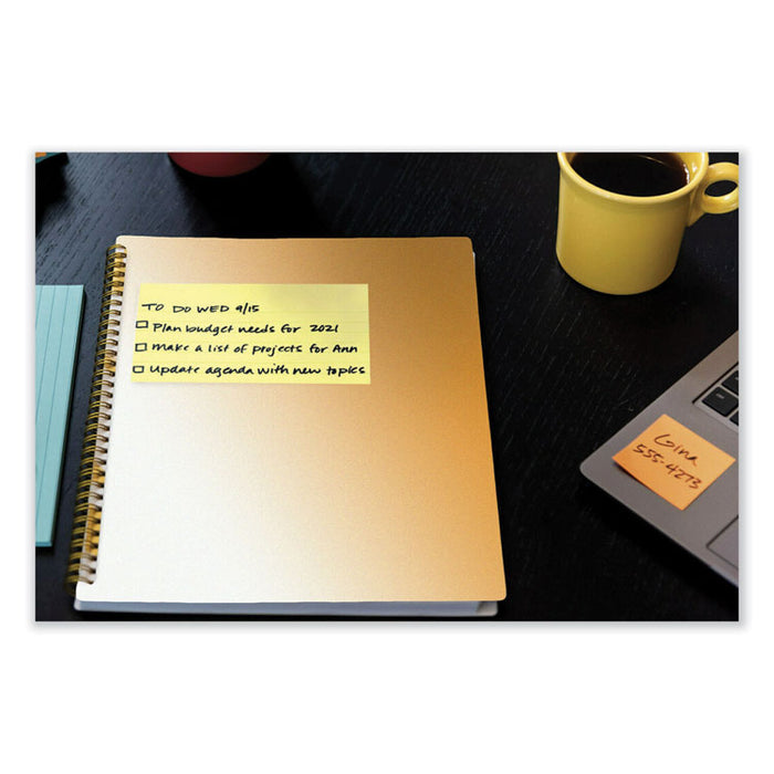 Original Pads in Canary Yellow, 3" x 5", 100 Sheets/Pad, 12 Pads/Pack