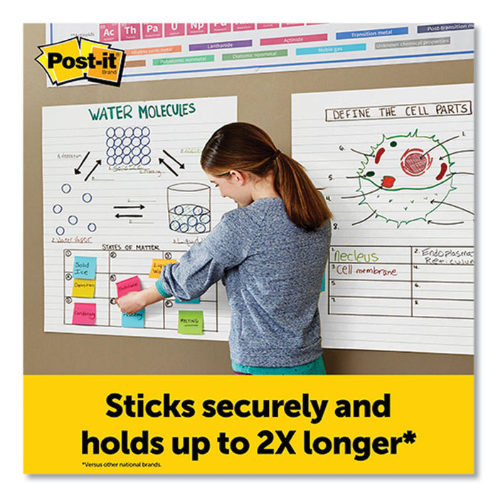 Vertical-Orientation Self-Stick Easel Pads, Wide/Legal Rule, (30) White 25 x 30 Sheets, 6/Pack