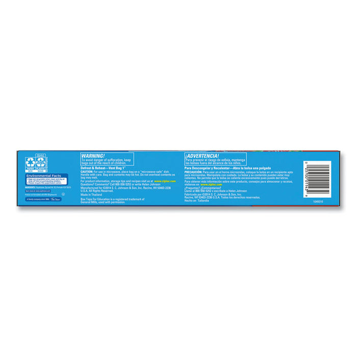 Double Zipper Storage Bags, 2 Gallon, 13" x 15", Clear, 12/Box