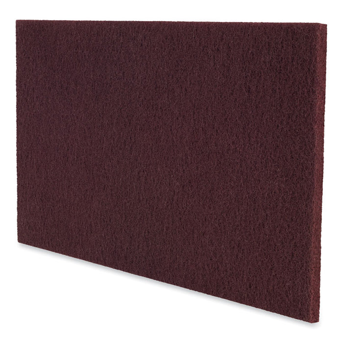 Surface Preparation Pad Plus, 20 x 14, Maroon, 5/Carton