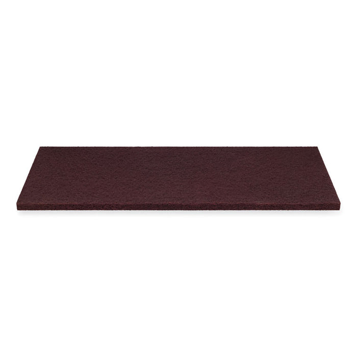 Surface Preparation Pad Plus, 20 x 14, Maroon, 5/Carton
