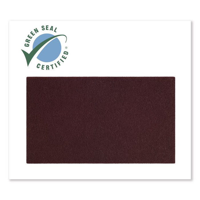 Surface Preparation Pad Plus, 20 x 14, Maroon, 5/Carton