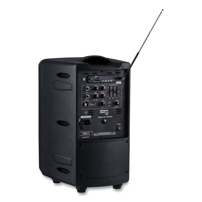 Wireless PA System with Wireless Tie Clip Microphone, 40 W, Black