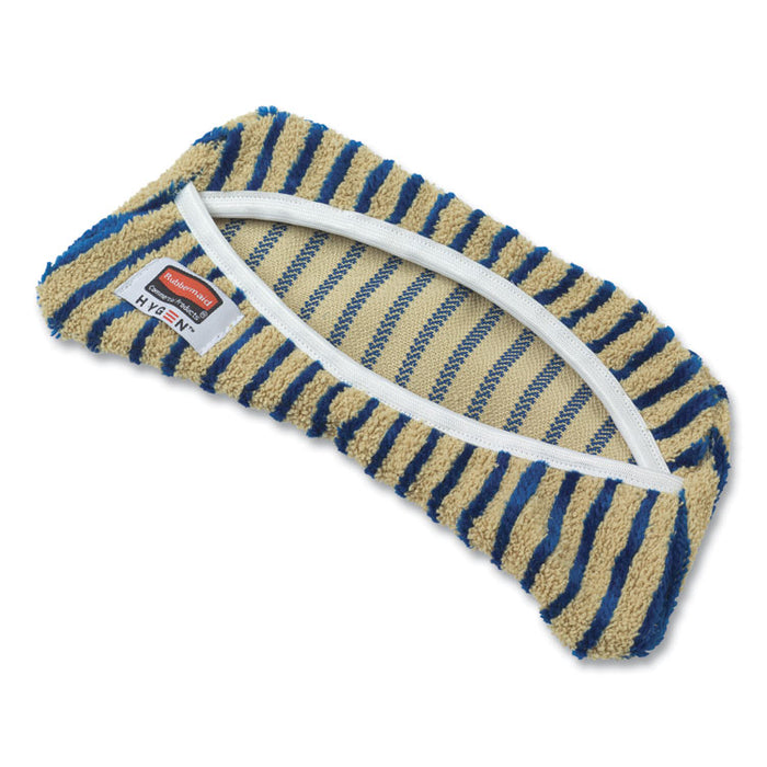 HYGEN MF Flexi Frame Scrubber Mop Covers, Microfiber, 8.3 x 8.3, Yellow, 12/Carton