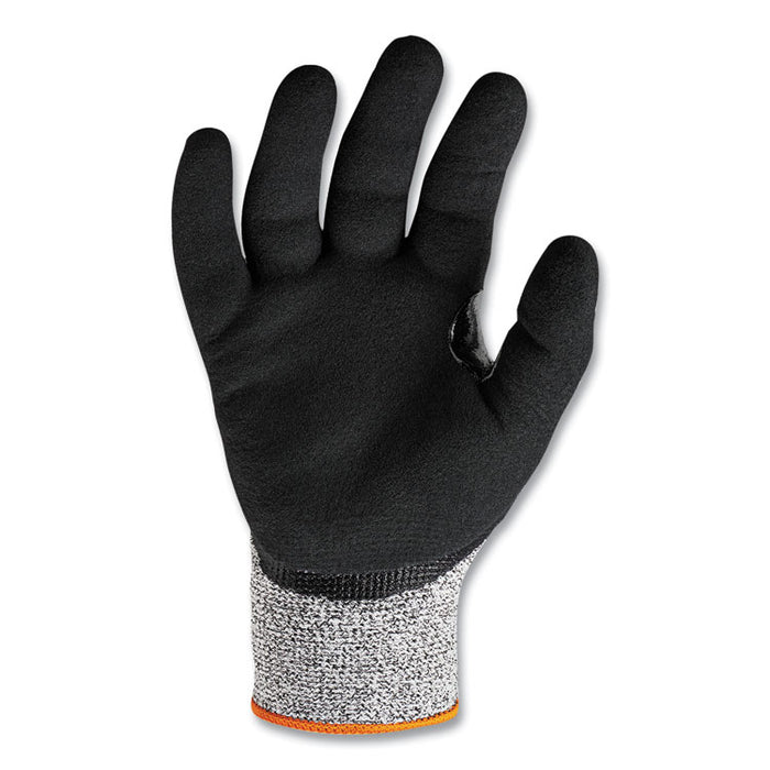 ProFlex 7031 ANSI A3 Nitrile-Coated CR Gloves, EN388: 4X42C, 9.5" Long, Medium, Gray, Pair