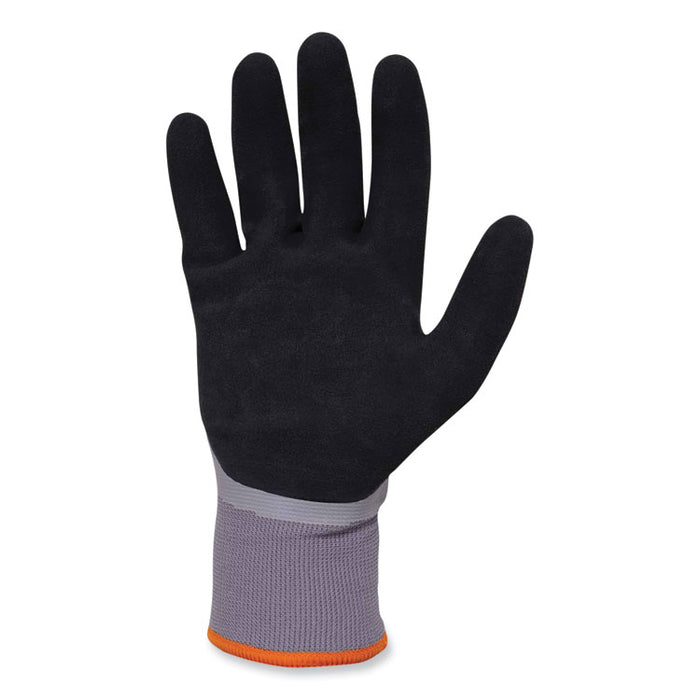 ProFlex 7501-CASE Coated Waterproof Winter Gloves, EN388: 2131X, 10" Long, Medium, Gray, 144 Pairs/Carton
