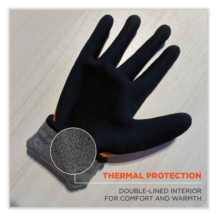 ProFlex 7551-CASE ANSI A5 Coated Waterproof CR Gloves, EN388: 4X43E, 11" Long, X-Large, Orange, 144 Pairs/Carton
