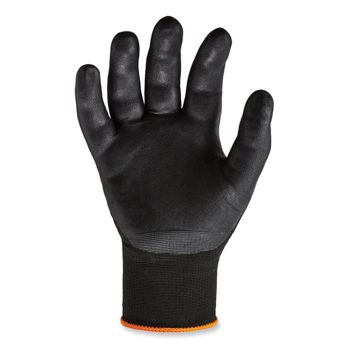 ProFlex 7001-CASE Nitrile Coated Gloves, EN388: 4121X, 9.25" Long, X-Large, Black, 144 Pairs/Carton
