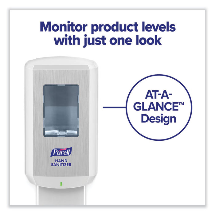 CS6 Hand Sanitizer Dispenser, 1,200 mL, 5.79 x 3.93 x 15.64, White
