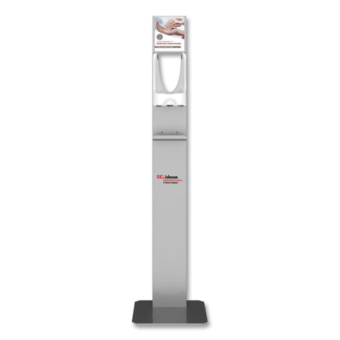 Touch-Free Dispenser Stand, 19.29 x 19.2 x 27.9, Silver