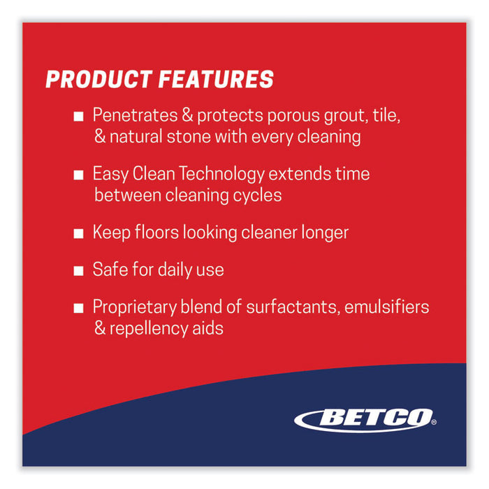 Stone, Tile, Grout Cleaner and Protectant, 1 gal Bottle, 4/Carton
