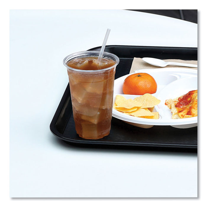 Jumbo Straws, Unwrapped, 7.75", Plastic, Translucent, 250/Pack, 50 Packs/Carton