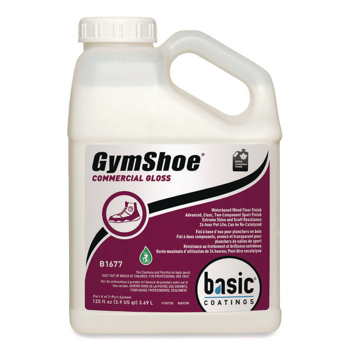 GymShoe Gloss Sport Finish, 1 gal Bottle, 4/Carton