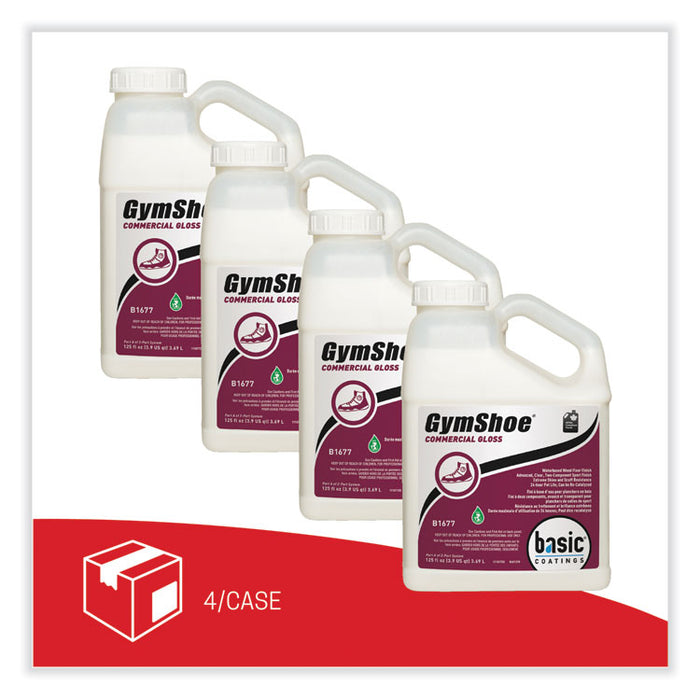 GymShoe Gloss Sport Finish, 1 gal Bottle, 4/Carton