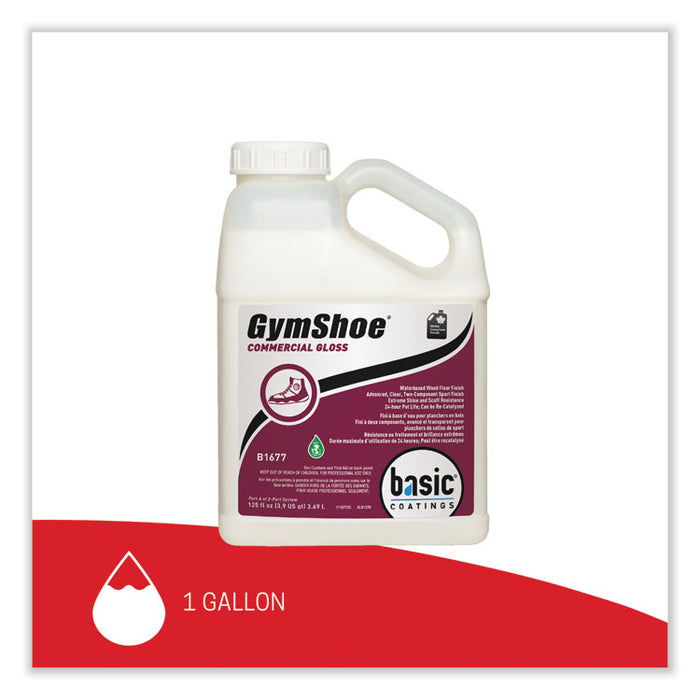 GymShoe Gloss Sport Finish, 1 gal Bottle, 4/Carton
